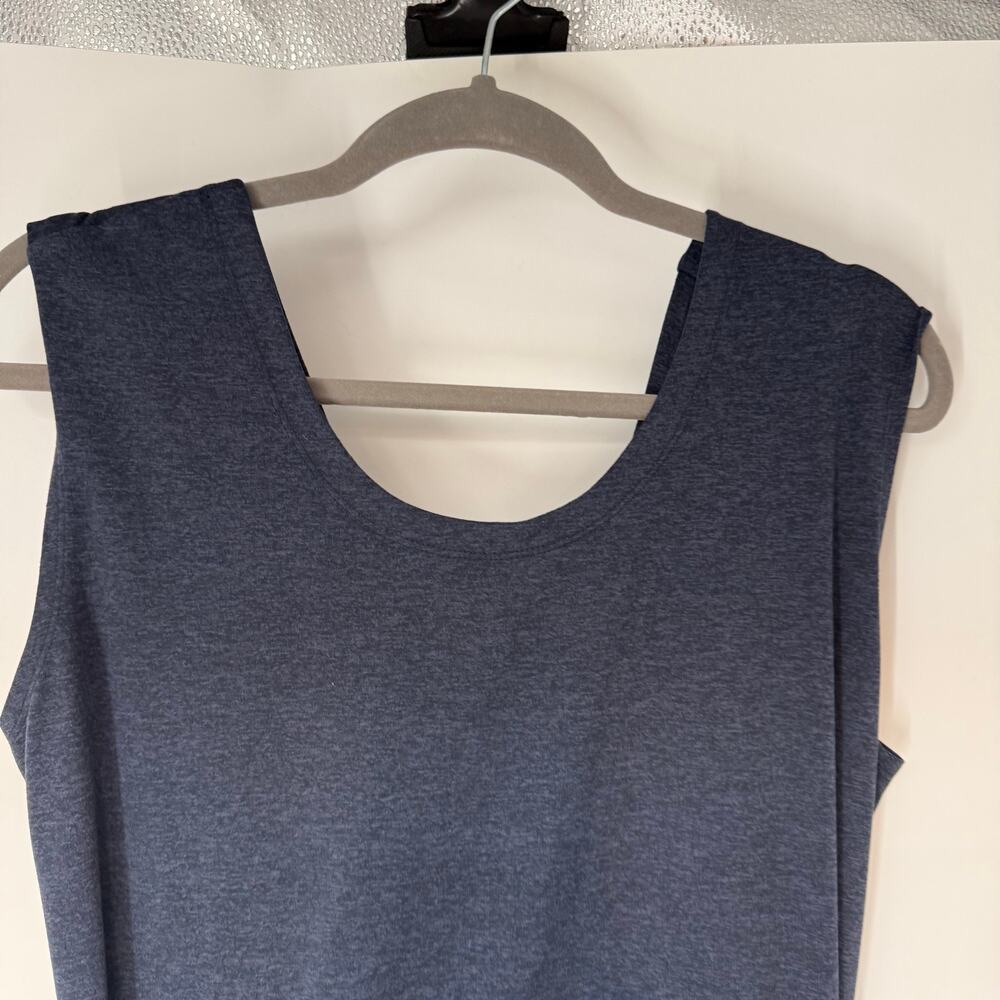 Patagonia Nena Seabrook Twist Tank Mini Dress Womens Large Navy Blue Sleeveless - Picture 8 of 10